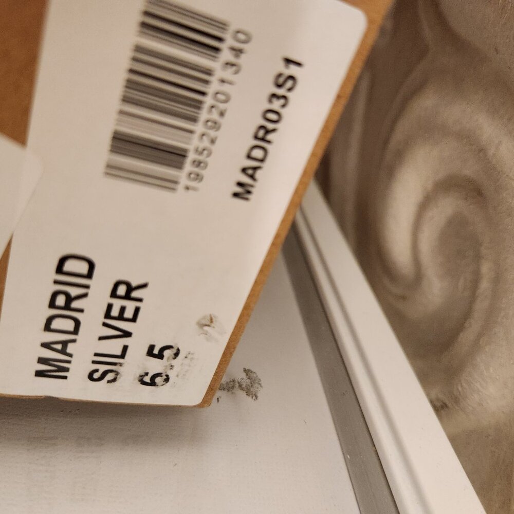 Steve Madden Silver " Madrid" Sneakers. NIB. Size… - image 3